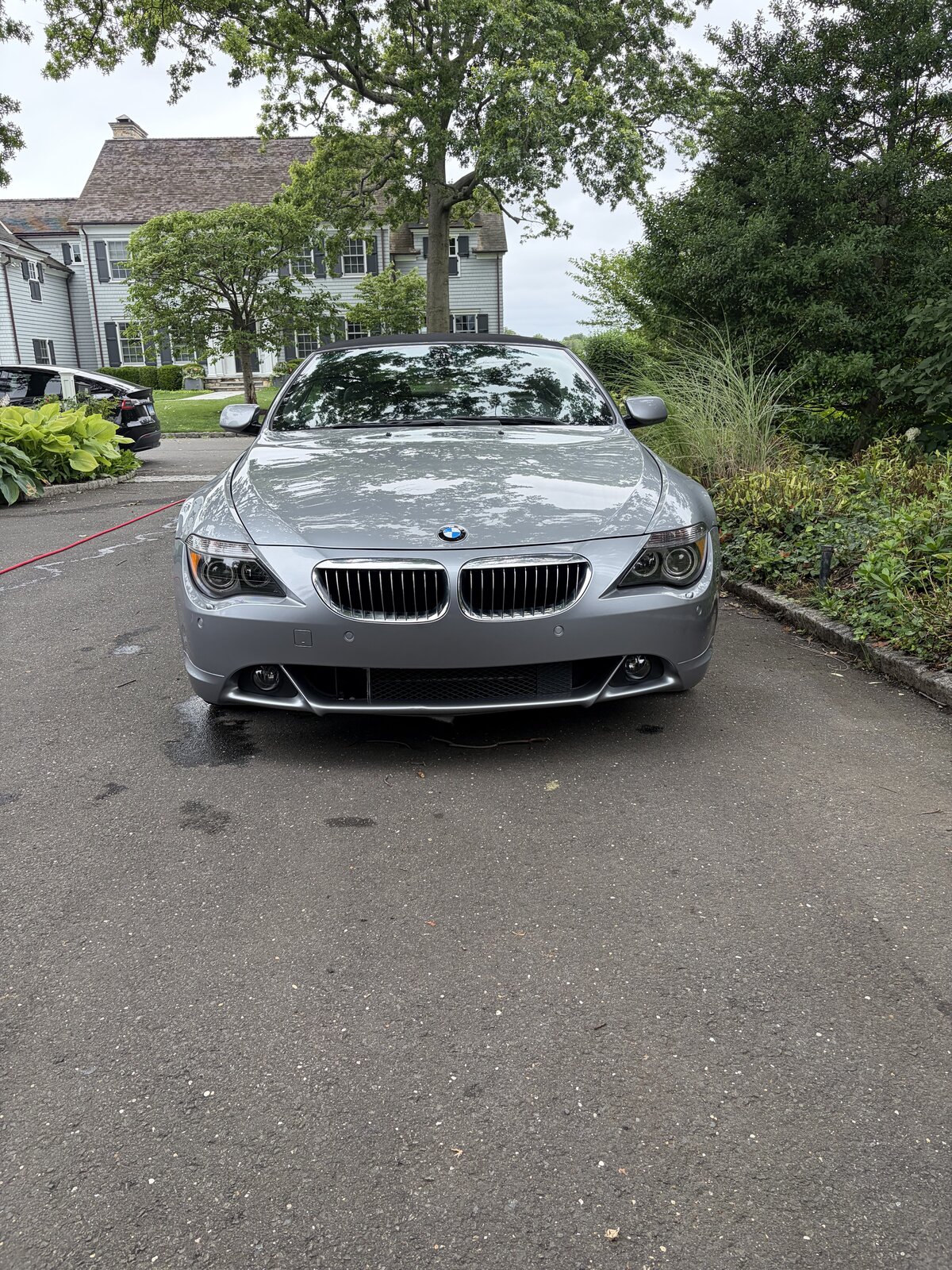 BMW 650i front after full paint correction and ceramic coating