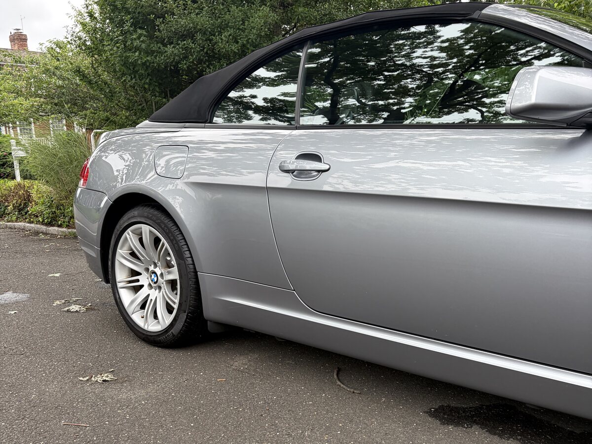 BMW 650i corrected paint - swirl-free mirror finish, paint correction Fairfield County CT